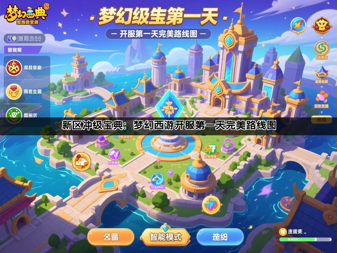新区冲级宝典：梦幻西游开服第一天完美路线图(图1)